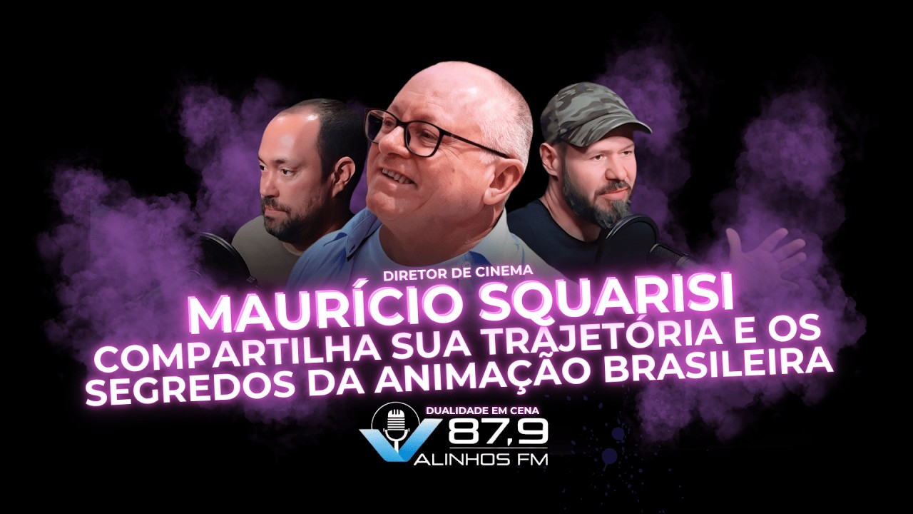 Podcast: no “Dualidade em Cena”, Maurício Squarisi destaca importância do cinema autoral e das oficinas de animação